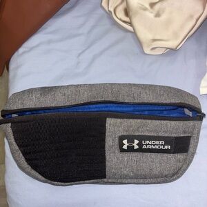 Under Armour Gray and Black Fannie pack